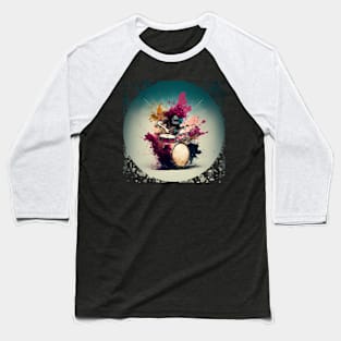 Drum Explosion Baseball T-Shirt